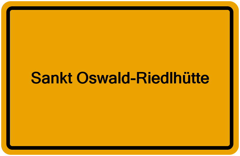 Handelsregister Sankt Oswald-Riedlhütte